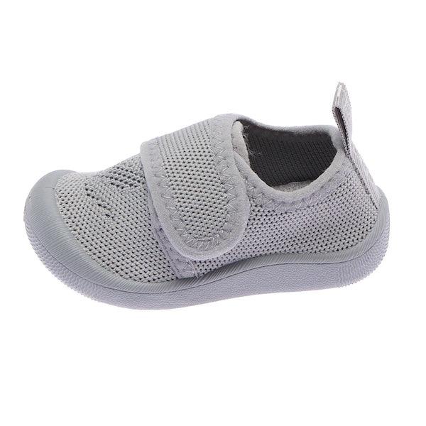 First Walking Shoes - Breathable Mesh (Solid Grey)