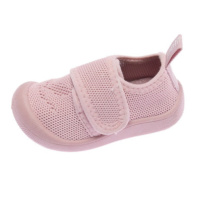 First Walking Shoes - Breathable Mesh (Solid Pink)